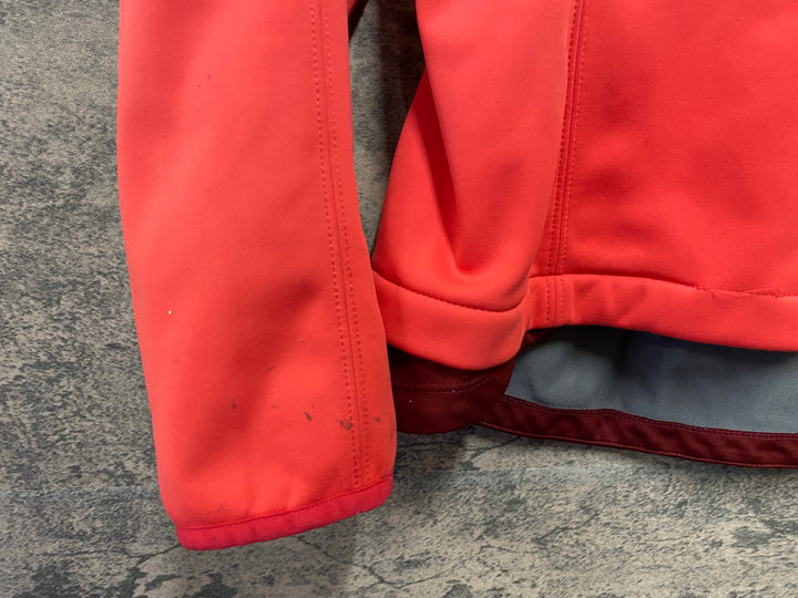 JK841 ゴアバイクウェア GORE BIKE WEAR 長袖サイクルジャケット 赤 ASIA M GORE WIND STOPPER 擦れ