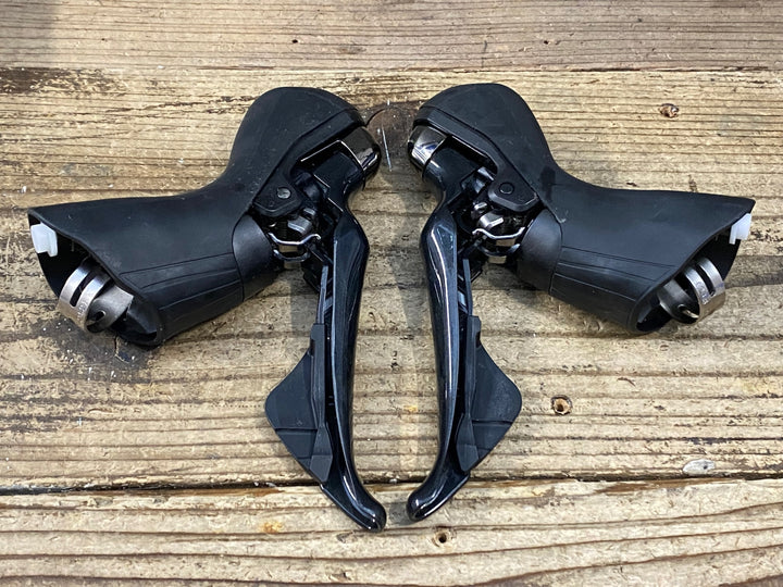 JW247 シマノ SHIMANO アルテグラ ULTEGRA ST-R8020 左 STIレバー 前期 油圧 ※固定クラックの為ジャンク