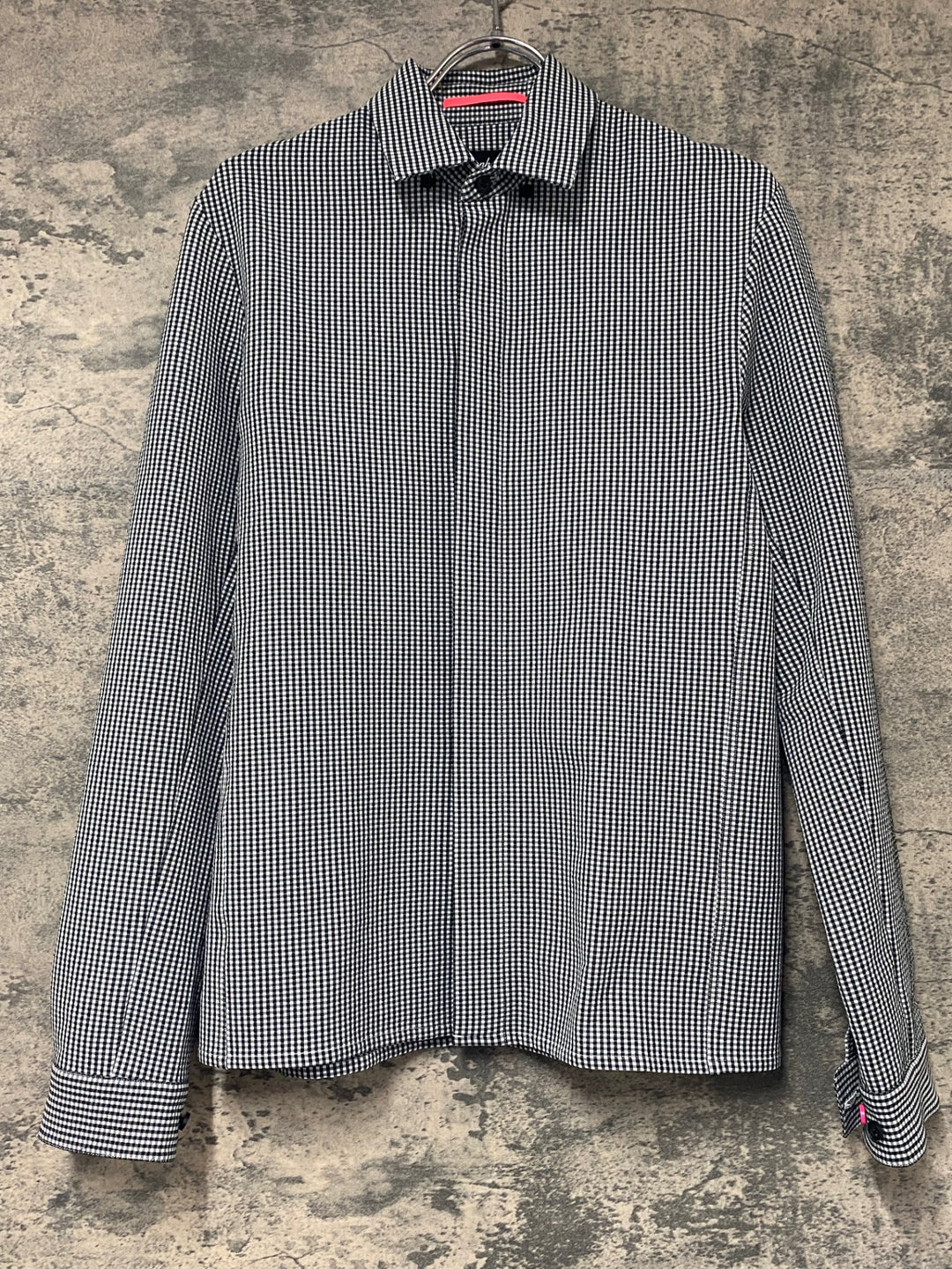 KJ751 ラファ Rapha LONG SLEEVE SUMMER WICKING SHORT 長袖 シャツ 黒 白 XS