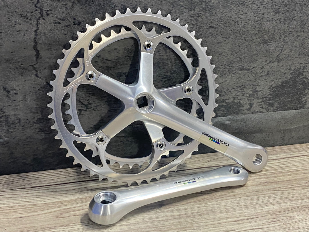 KJ624 シマノ SHIMANO 600 FC-6400 クランクセット 52/42 170mm スクエア