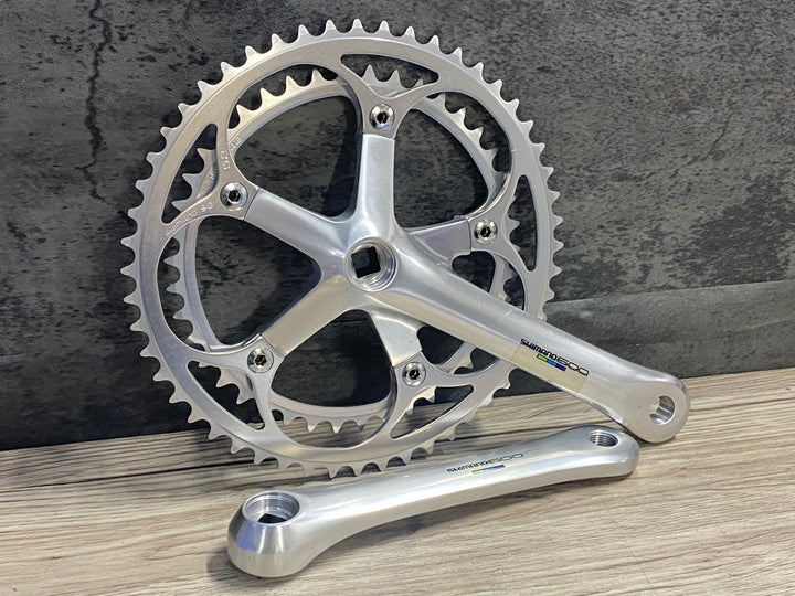 KJ624 シマノ SHIMANO 600 FC-6400 クランクセット 52/42 170mm スクエア