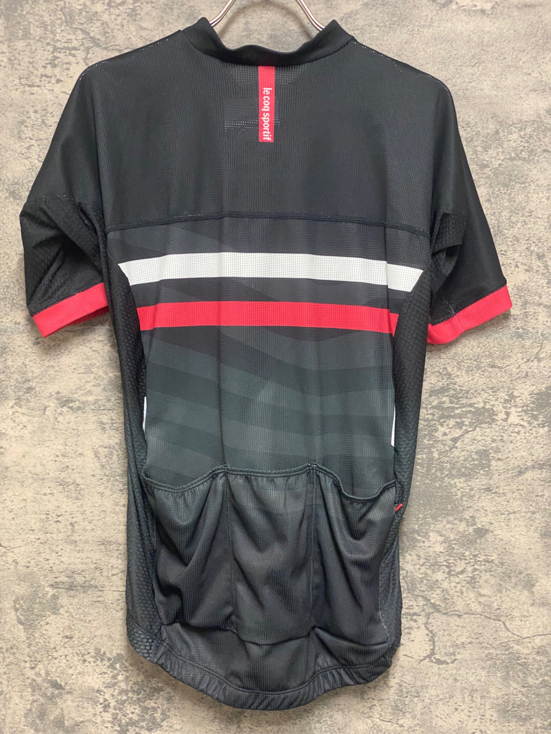 JP150 ルコックスポルティフ le coq sportif 半袖 サイクルジャージ 黒 M