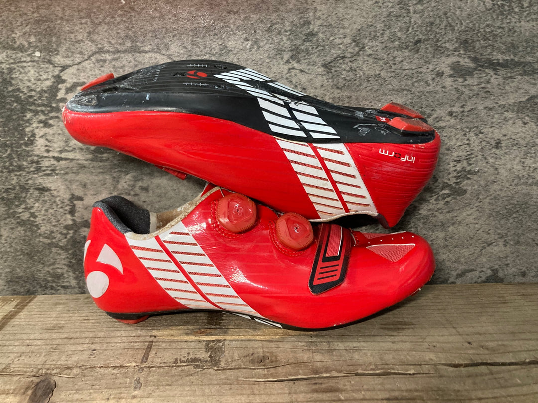 JX494 ボントレガー BONTRAGER XXX RD ビンディングシューズ 赤 EU41.5 3穴