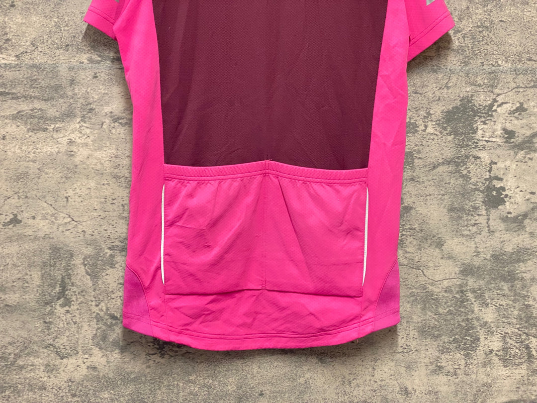 KH248 ルコックスポルティフ le coq sportif 半袖 サイクルジャージ ピンク M