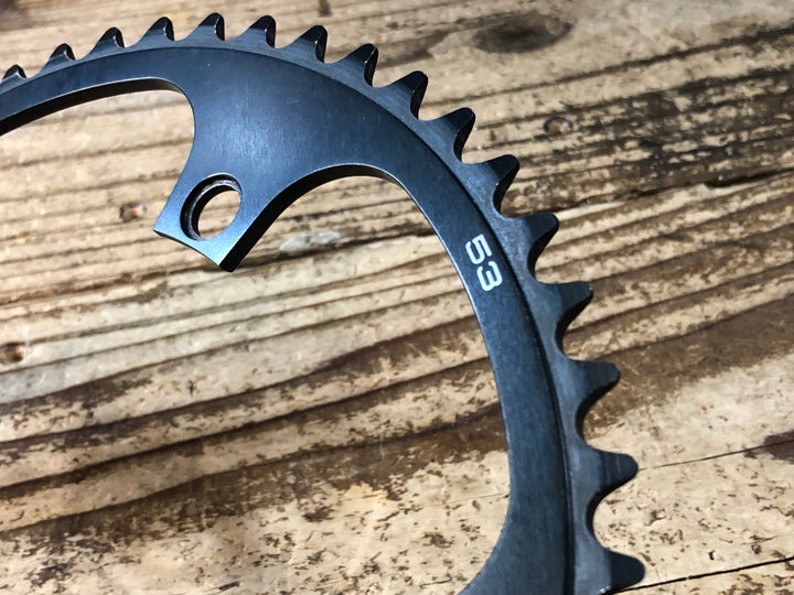 JY172 シマノ SHIMANO デュラエース DURA-ACE チェーンリング 厚歯 53T 黒