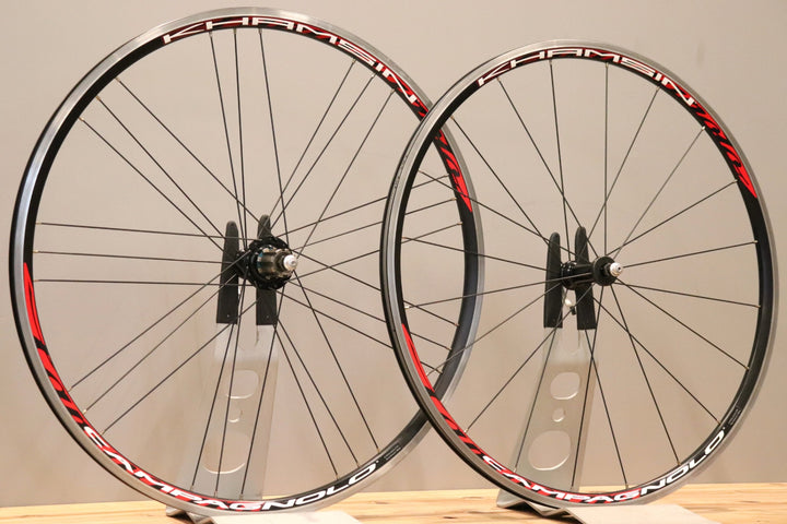 カンパニョーロ CAMPAGNOLO カムシン KHAMSIN アルミ クリンチャー ホイールセット カンパ11S/12S ナローリム 15C 【仙台店】