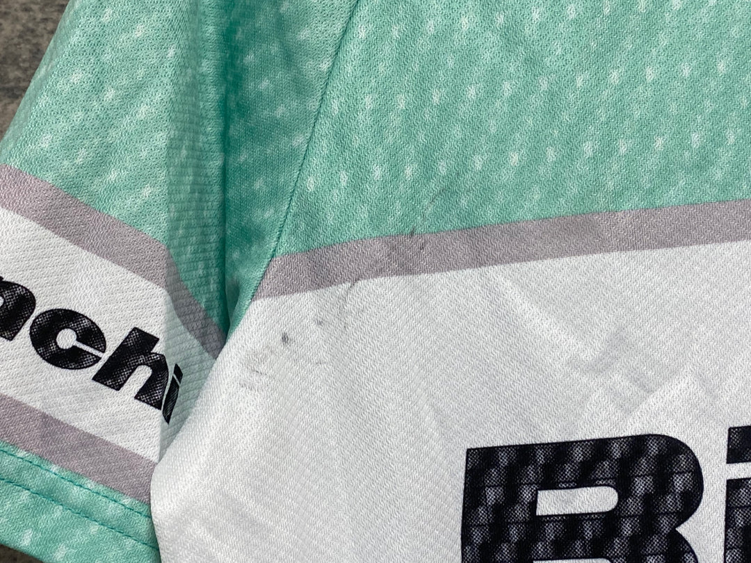 JT904 ナリーニ Nalini ビアンキ Bianchi 半袖サイクルジャージ チェレステ M 汚れあり