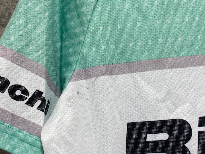 JT904 ナリーニ Nalini ビアンキ Bianchi 半袖サイクルジャージ チェレステ M 汚れあり
