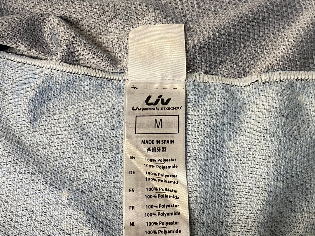 KN630 リブ LIV 半袖 サイクルジャージ 黒 M