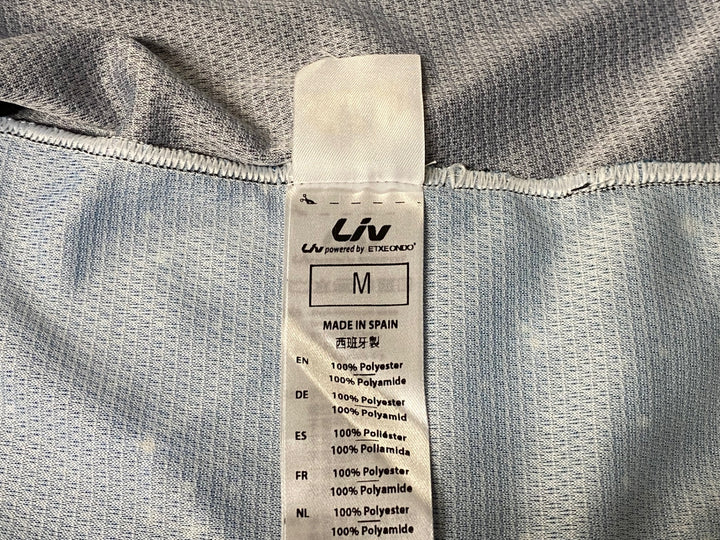 KN630 リブ LIV 半袖 サイクルジャージ 黒 M