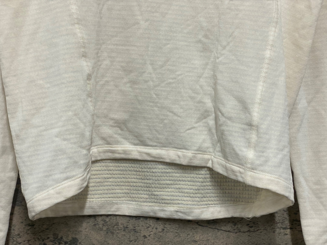 JV859 パスノーマルスタジオ PAS NORMAL STUDIO 長袖 ベースレイヤー 白 L 裏起毛 POLARTEC