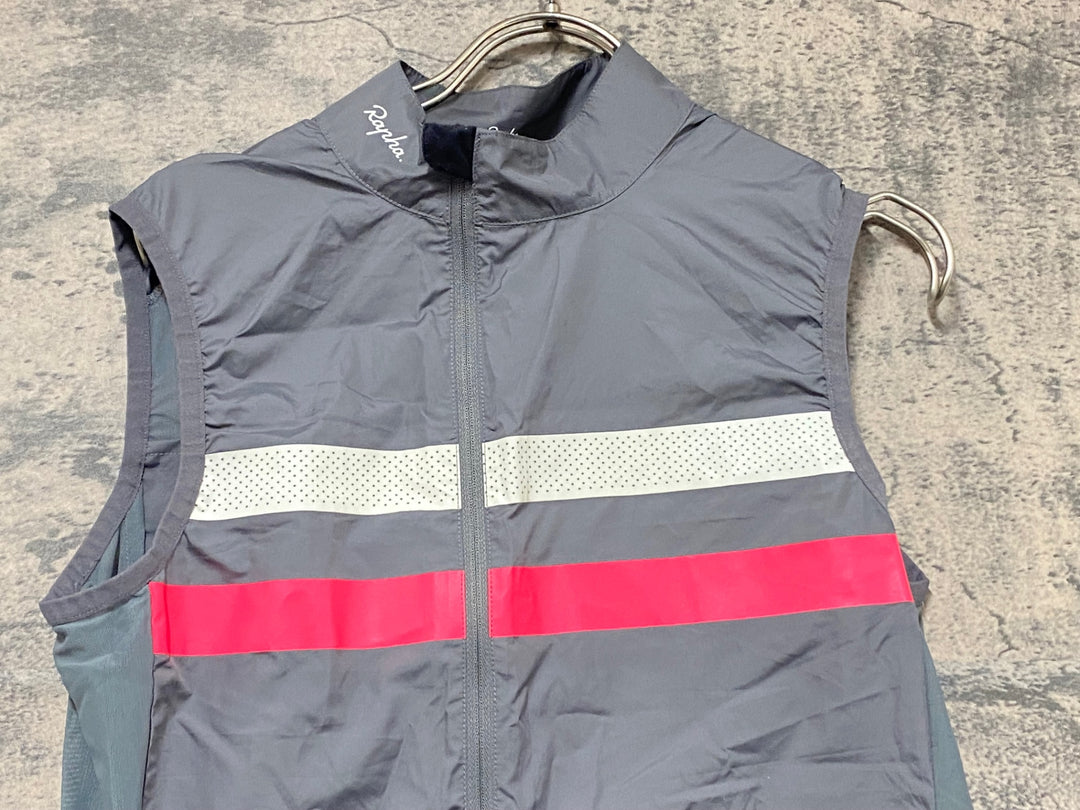 JY099 ラファ Rapha WOMEN’S BREVET GILET サイクルベスト ジレ レディース グレー S