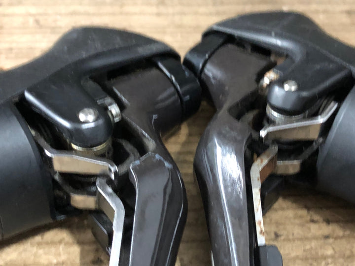 KH400 シマノ SHIMANO 105 ST-R7000 STIレバー 2×11S 黒 傷み多