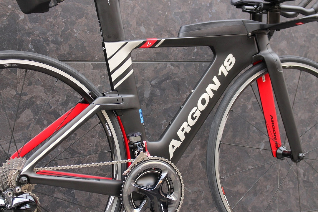 アルゴン18 ARGON18 E-119 TRI+ 2019モデル XSサイズ シマノ デュラエース R9150 Di2 11S カーボン TT トライアスロンバイク 【福岡店】