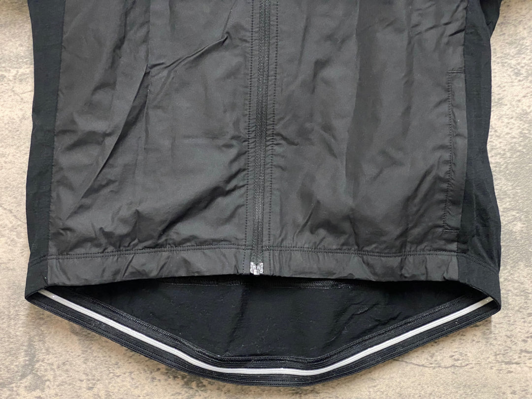 JO326 ラファ Rapha MEN'S WINDBLOCK BREVET JERSEY 半袖 サイクルジャージ 黒 M