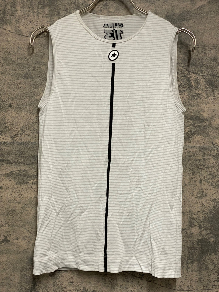 JO786 アソス ASSOS スキンレイヤー SKIN LAYER ノースリーブ 白 Mサイズ