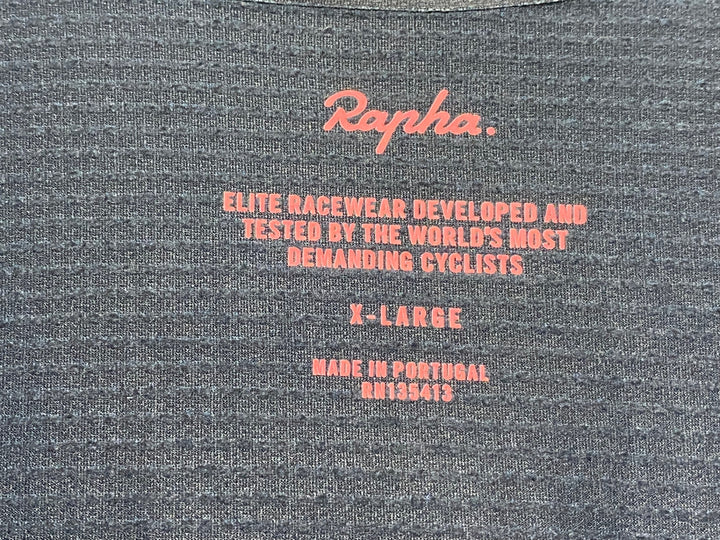 KD247 ラファ Rapha RCC PRO TEAM LONG SLEEVE JERSEY 長袖 サイクルジャージ 濃紺 XL