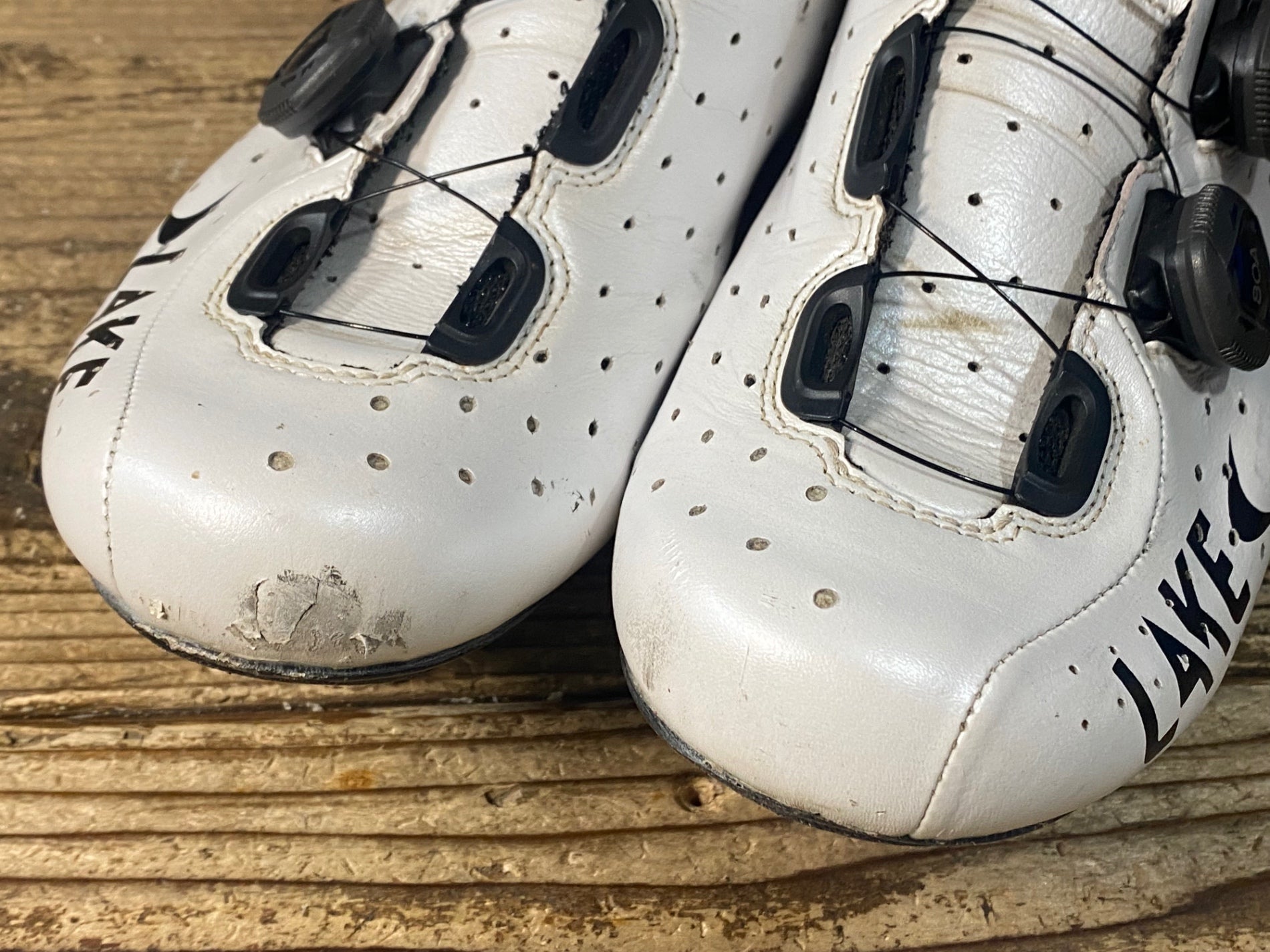 PROTOSレイク LAKE CX332 カンガルー革 ホワイト40 本革が特徴のサイクリングシューズ専業メーカー『LAKE』の国内正規