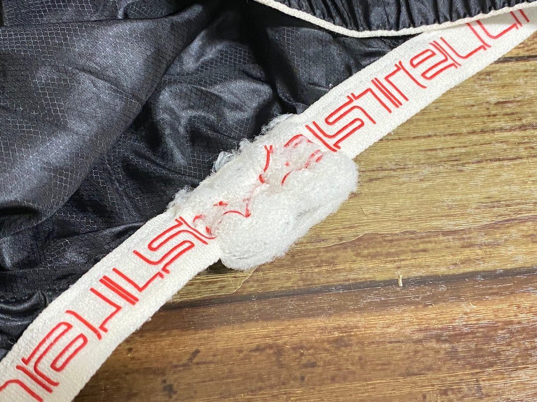 KB552 カステリ CASTELLI ウィンドブレーカー 黒 S ※ほつれ