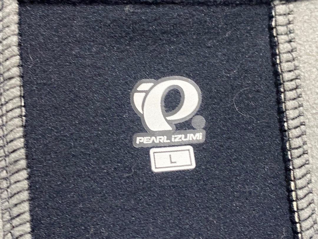 JI037 パールイズミ PEARL iZUMi 長袖 サイクルジャケット 白 黒 L 裏起毛