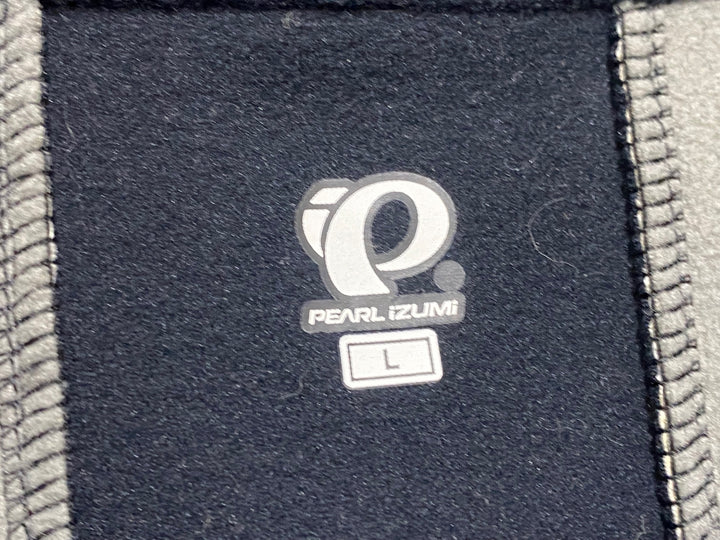JI037 パールイズミ PEARL iZUMi 長袖 サイクルジャケット 白 黒 L 裏起毛