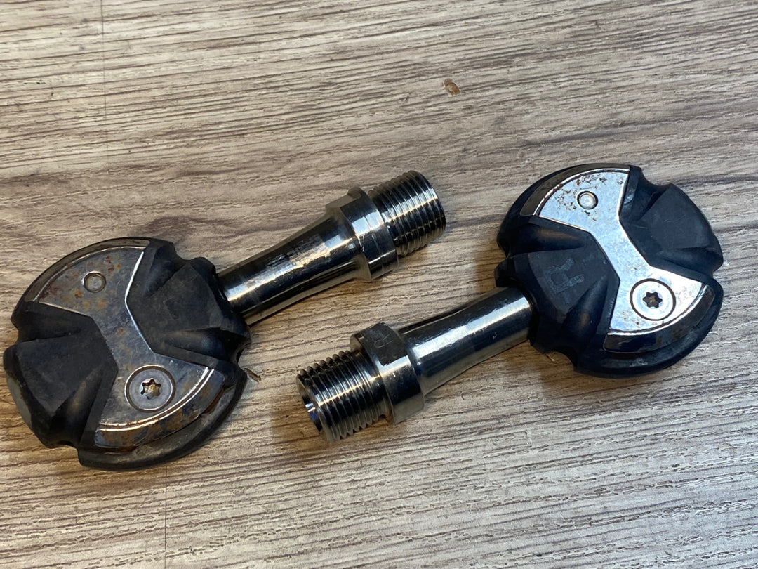 JN318 スピードプレイ SPEEDPLAY ゼロ ZERO ビンディングペダル 黒 チタンシャフト