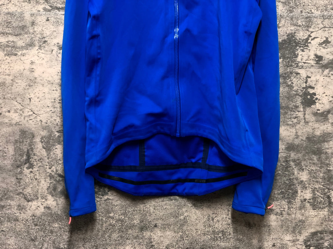 KL772 ラファ Rapha PRO TEAM SHOFTSHELL JACKET 長袖 サイクルジャケット 青 XL 擦れ