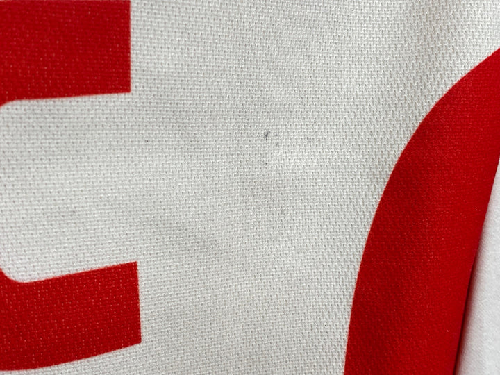 JV556 カステリ CASTELLI ジレ サイクルベスト 白 赤 CSC サイズ不明