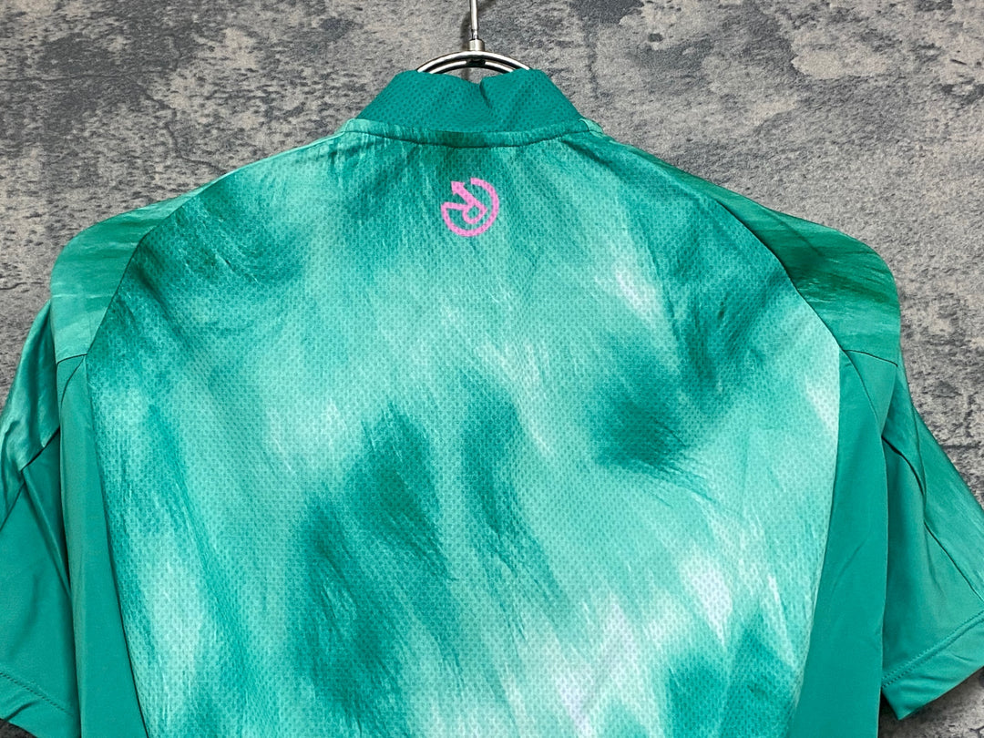 JV989 レリック reric Fuzzy Womens Standerd Jersey 半袖 サイクルジャージ レディース S 緑