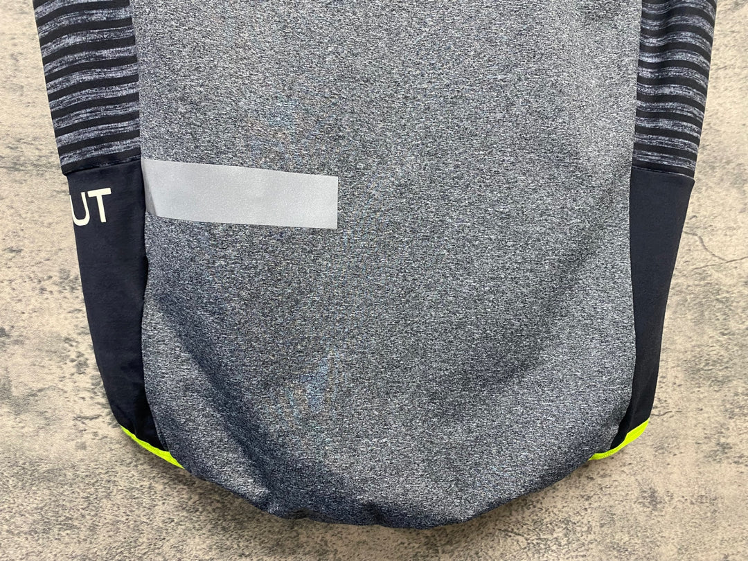 KM203 ドットアウト DOTOUT サイクルベスト ジレ 黒グレー M 裏起毛