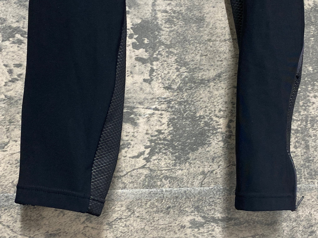 KG987 パールイズミ PEARL iZUMi レーサータイツ 黒 白 L 裏起毛 WINDBREAK
