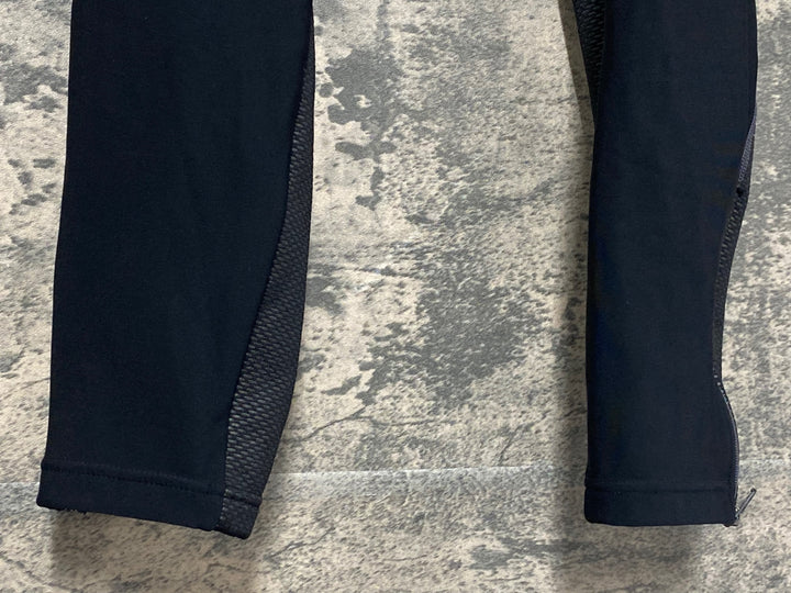 KG987 パールイズミ PEARL iZUMi レーサータイツ 黒 白 L 裏起毛 WINDBREAK