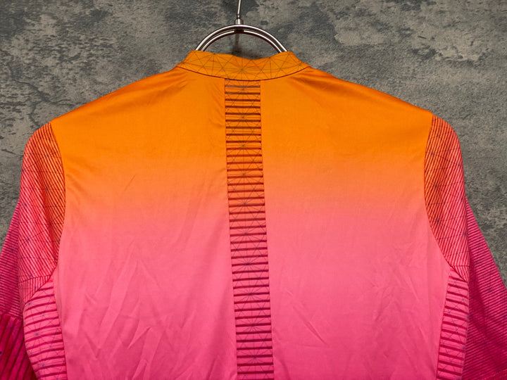 JX638 ラファ Rapha ODE TO THE SUN SOUPLESSE FLYWEIGHT JERSEY 半袖 サイクルジャージ オレンジ パープル レディース S