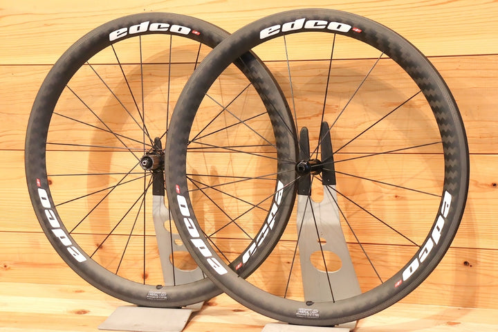 新品未使用品 エドコ EDCO AEROSPORT UMBRIAL LIGHT 45T カーボン チューブラー ホイールセット シマノ12/11S カンパ12/11S 26.7mm 【千葉店】