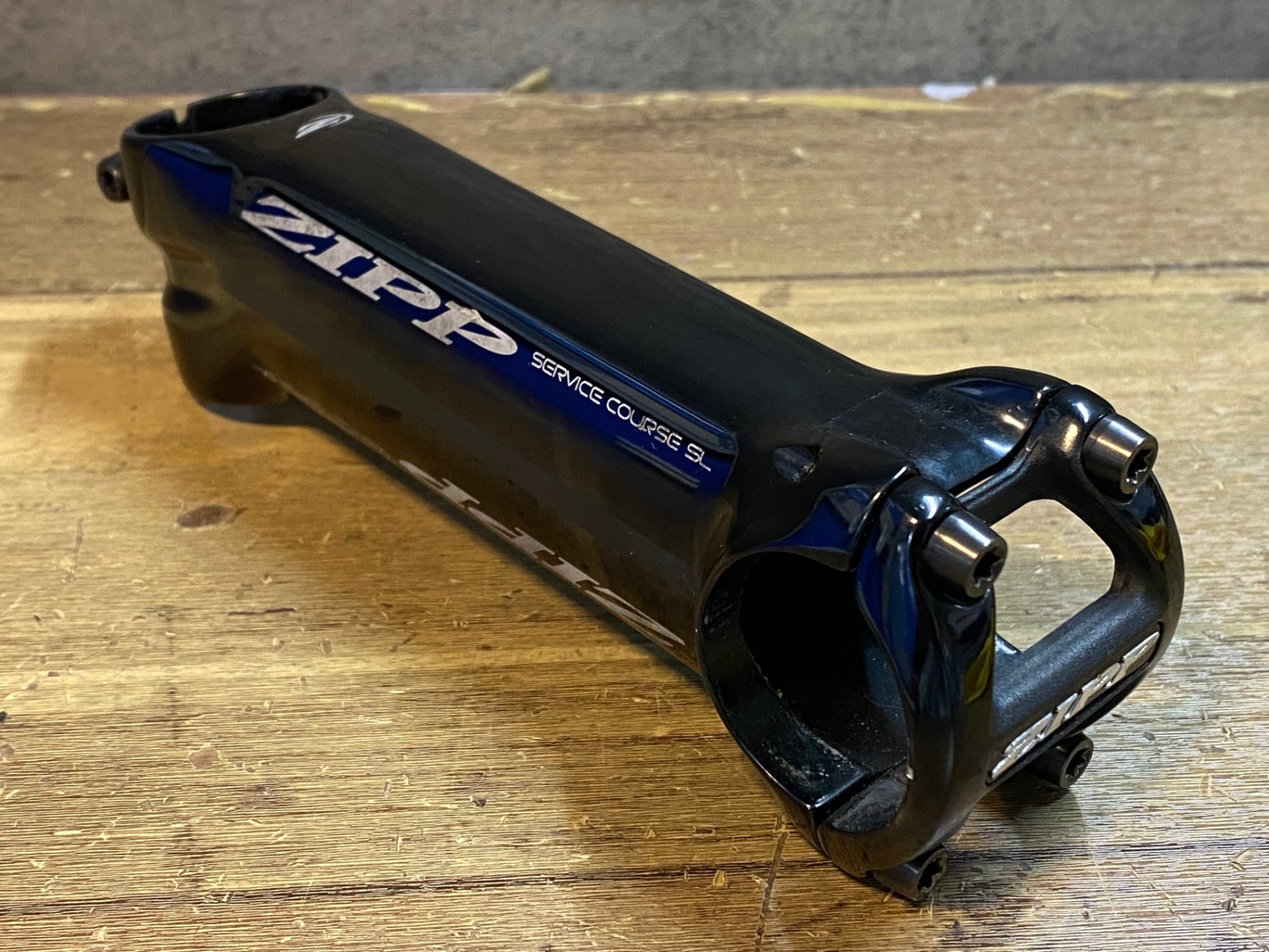 JP976 ジップ ZIPP SERVICE COURSE SL アルミ ステム 黒 130mm 17° Φ31