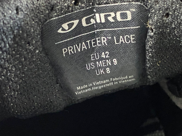JZ584 ジロ GIRO PRIVATEER LACE ビンディングシューズ 2穴 グレー EU42