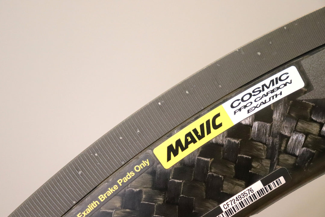訳アリ マヴィック MAVIC コスミック プロ カーボン COSMIC PRO CARBON EXALITH アルミ クリンチャー ホイールセット シマノ11/12S 17C 【仙台店】