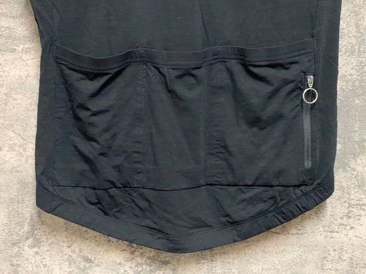 JO326 ラファ Rapha MEN'S WINDBLOCK BREVET JERSEY 半袖 サイクルジャージ 黒 M
