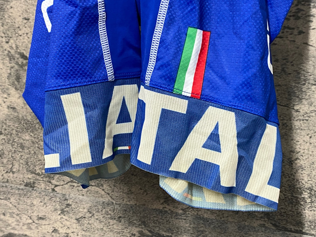 KJ758 カステリ CASTELLI ビブショーツ 青 L