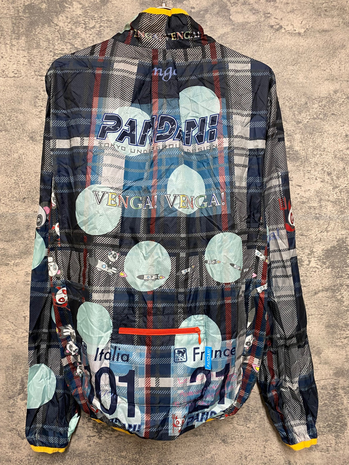 JR196 パンダーニ pandani 長袖ウィンドブレイカー 紺 M