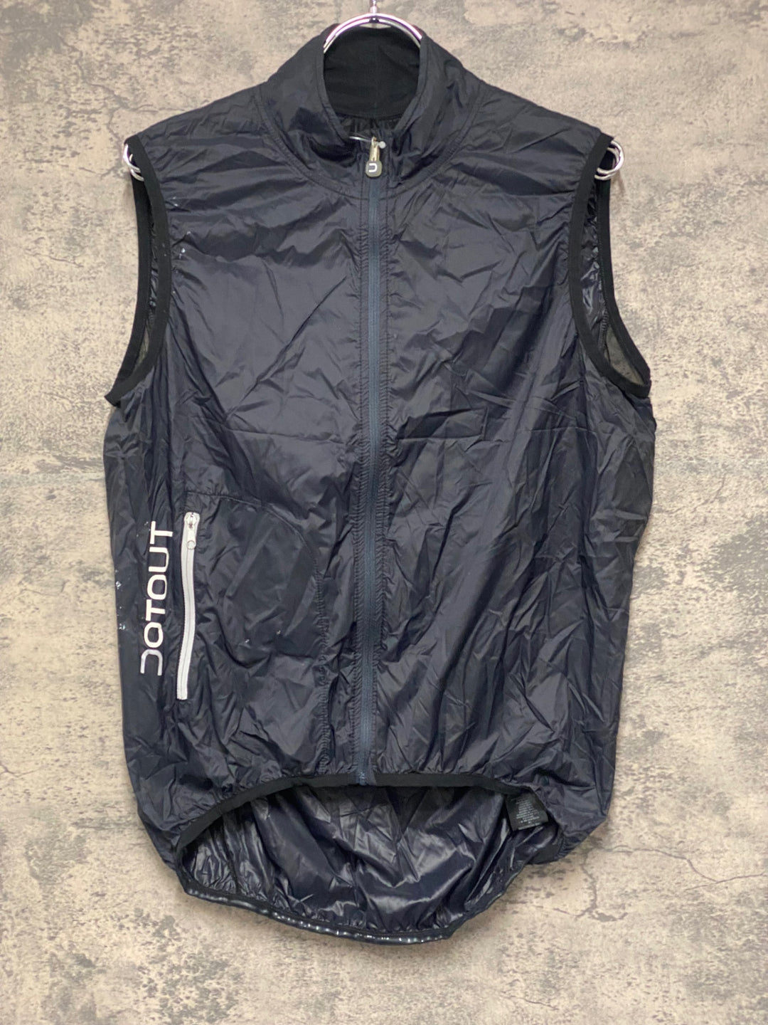 JV334 ドットアウト DOT OUT サイクルベスト ジレ 黒 M