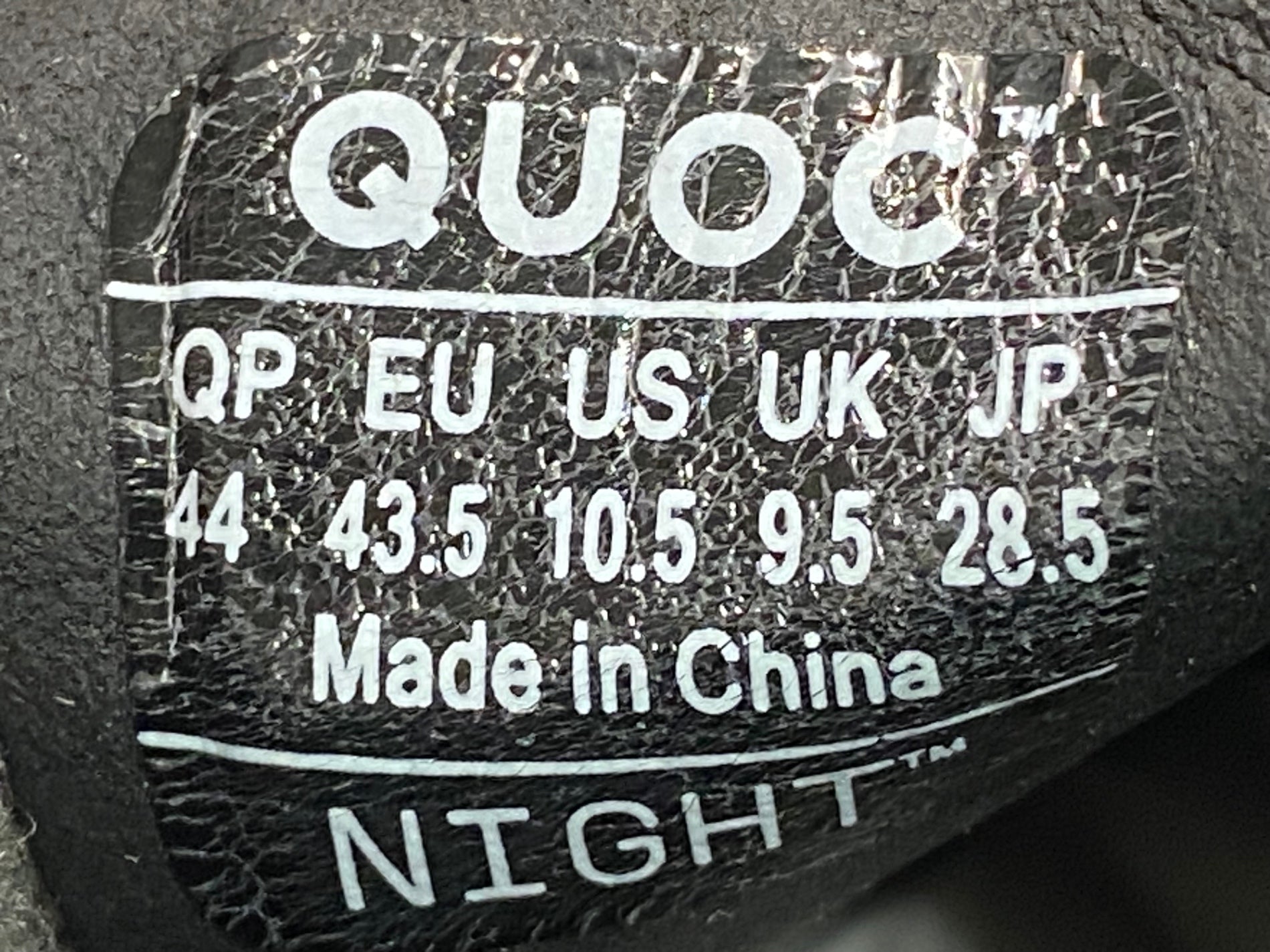 JE355 クオック QUOC NIGHT ビンディングシューズ 白 EU43.5 3穴