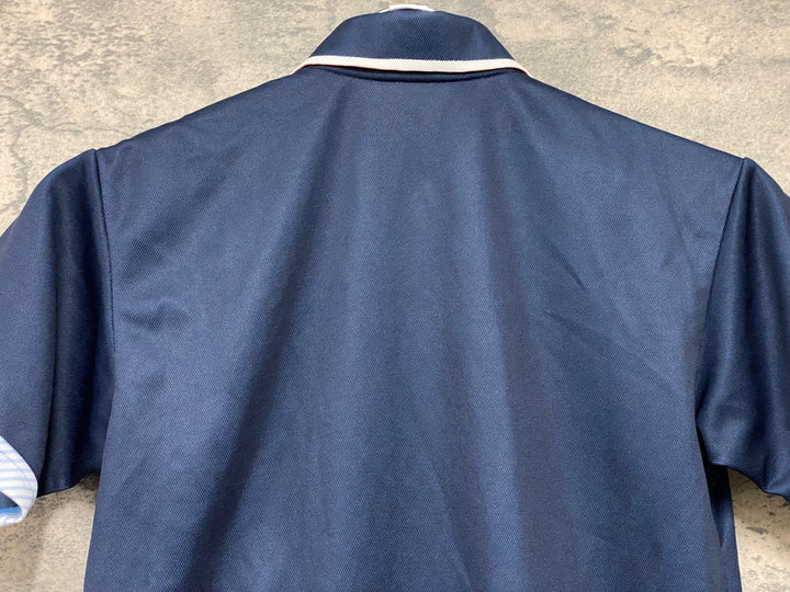 JI041 バレット VALETTE 半袖 サイクル ポロシャツ ネイビー S