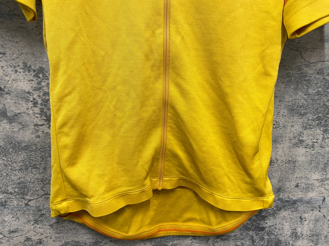 JZ592 ラファ Rapha CLASSIC JERSEY 半袖 サイクルジャージ 黃 M