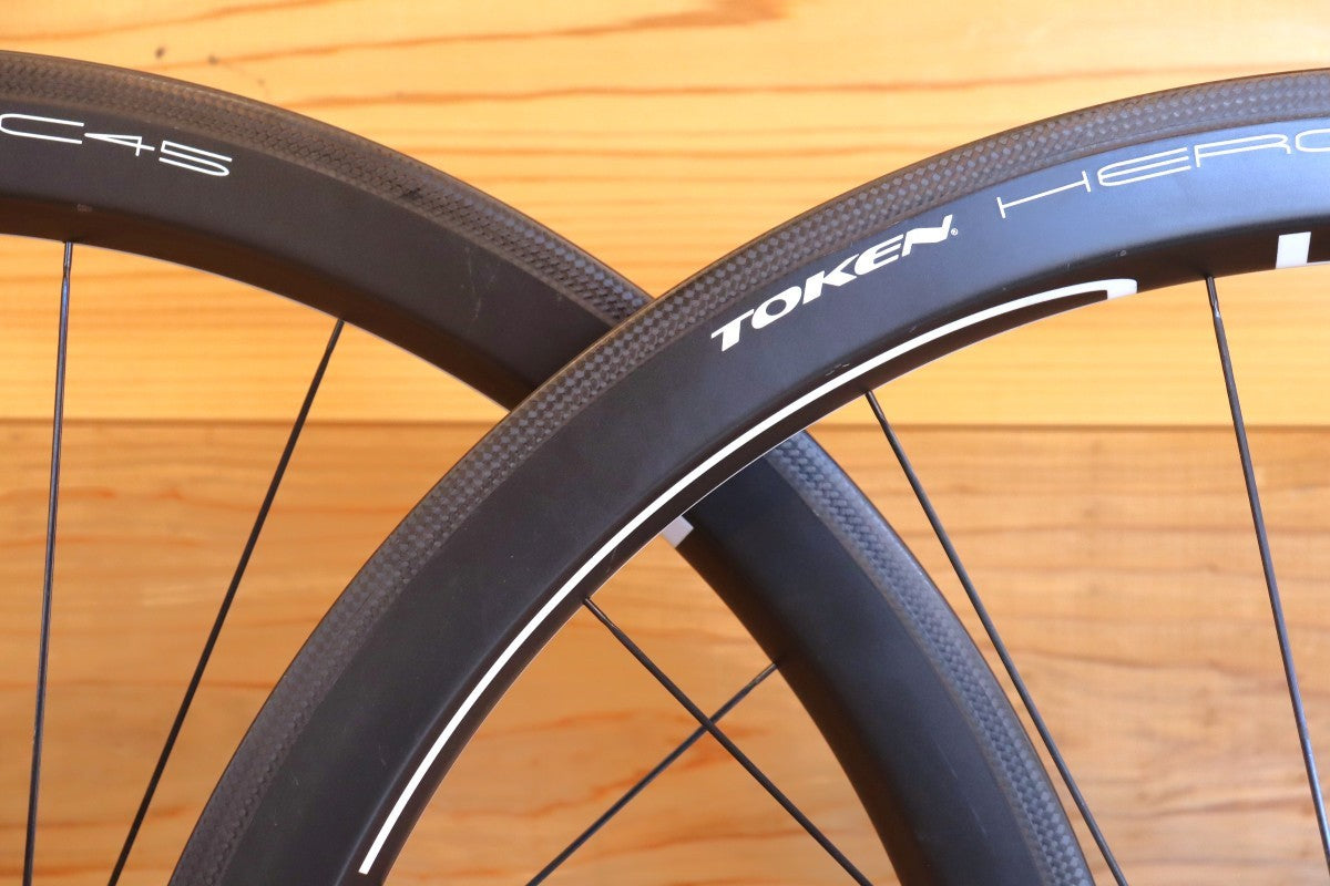 トーケン TOKEN ヒーロー HERO C45 カーボン クリンチャー ホイール