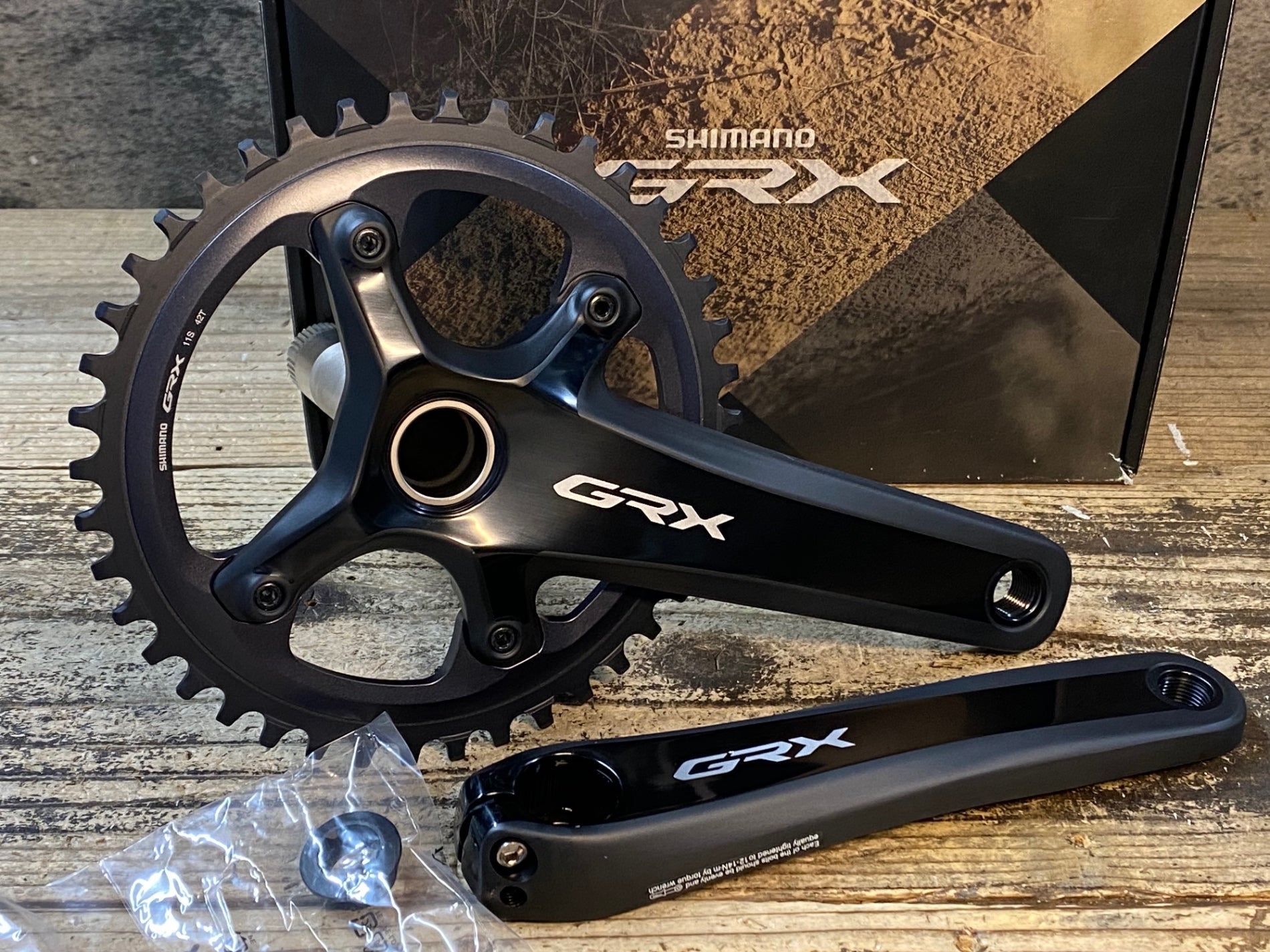 JR708 シマノ SHIMANO GRX FC-RX810-1 クランクセット 170mm 42T