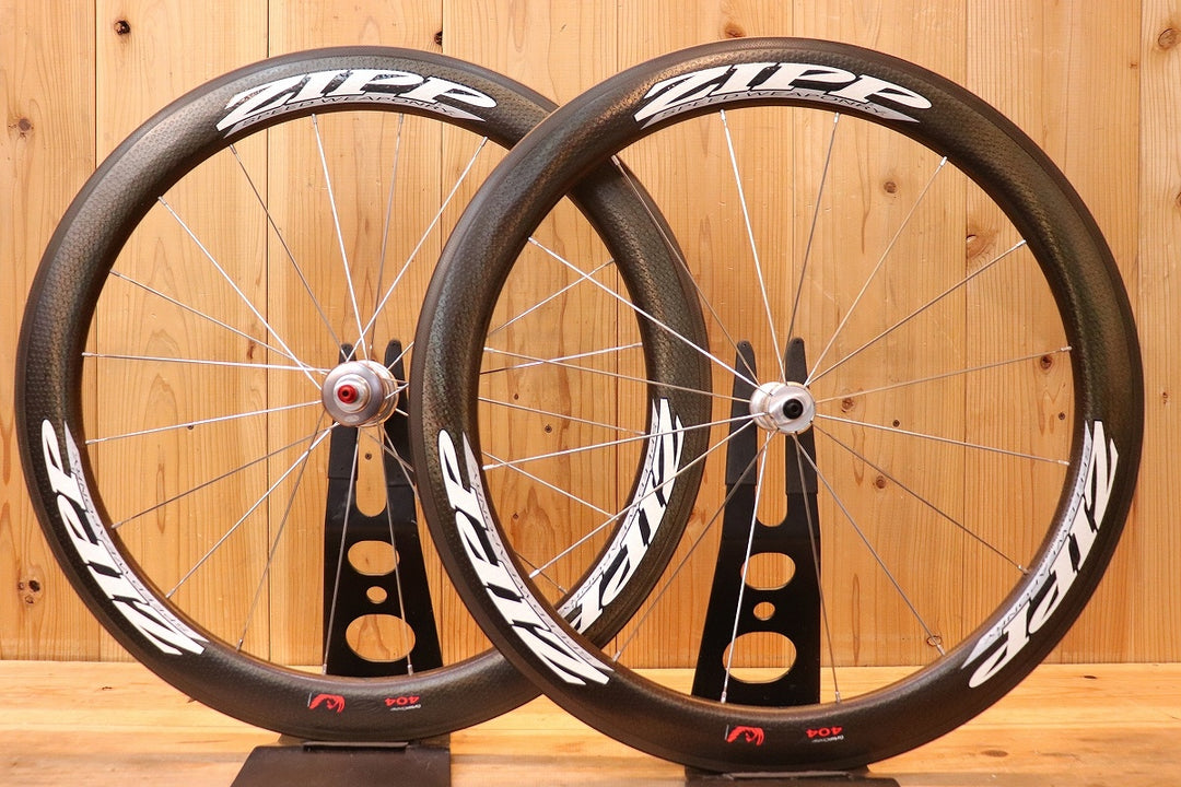 ジップ ZIPP 404 SPEED WEAPONRY カーボン クリンチャー ホイールセット シマノ 11S/12S 【芦屋店】