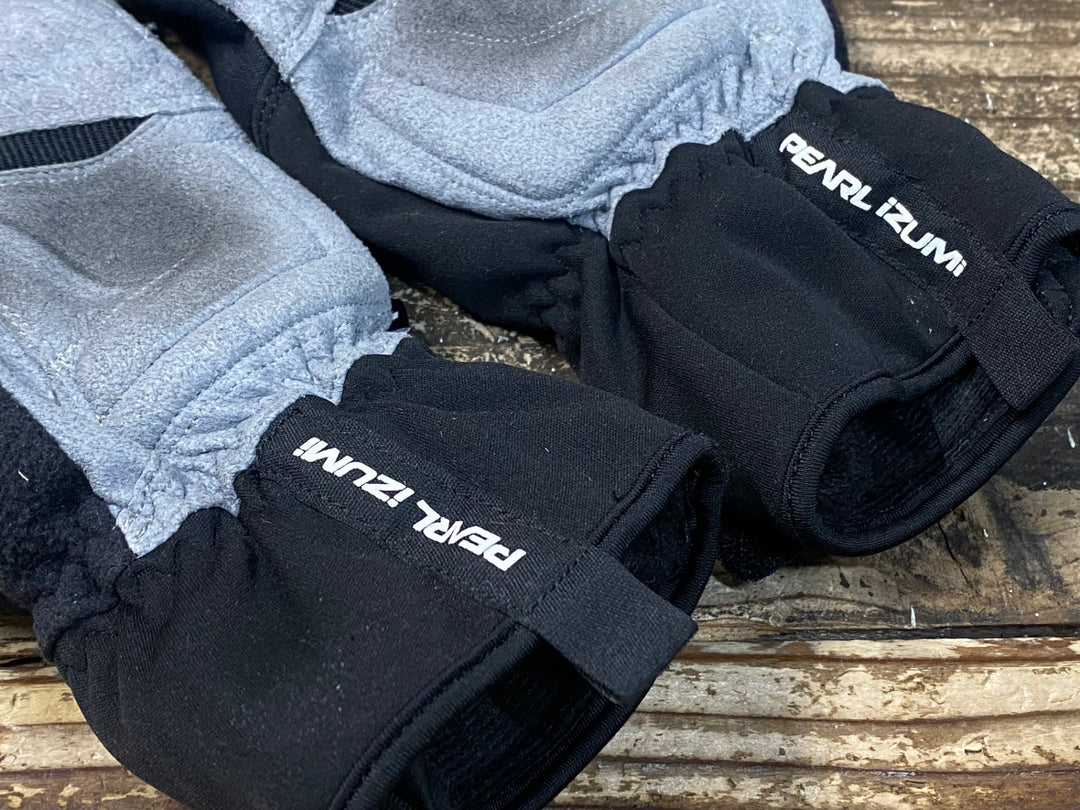 JR217 パールイズミ PEARL iZUMi 長指ウィンターグローブ 黒 M 裏起毛 黒タグ 擦れあり