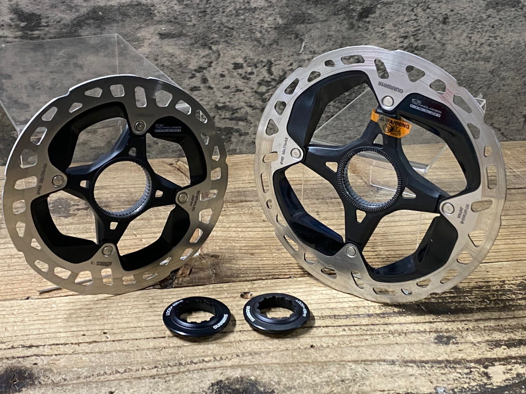 KA021 シマノ SHIMANO XTR RT-MT900 ディスクブレーキローター 2枚セット Φ160/140 ローター残り1.73/1.77mm