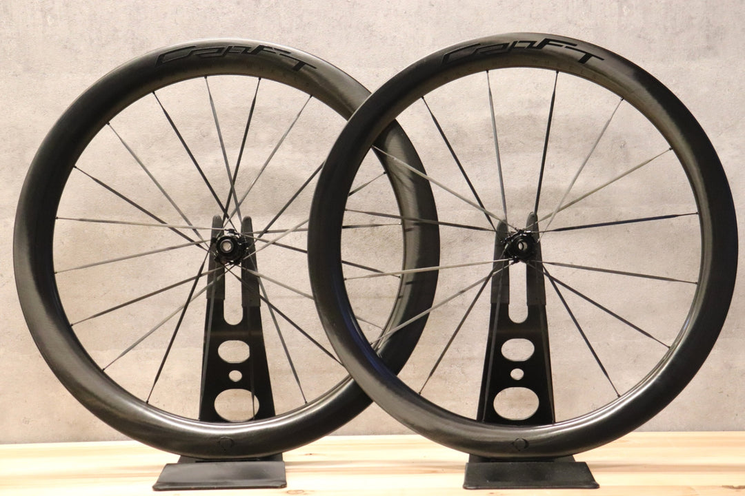 クラフトワークス CRAFT RACING WORKS CRW CS5060 カーボン チューブレスレディ ホイールセット シマノ12/11S 【さいたま浦和店】